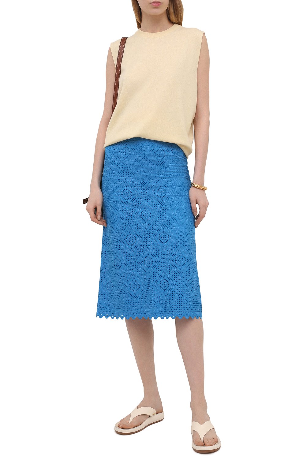 Хлопковая юбка LORO PIANA, арт. FAL5910, фото 2