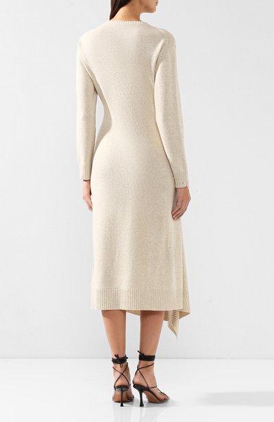 Шерстяное платье-миди CELINE, арт. 26BX2791C, фото 4