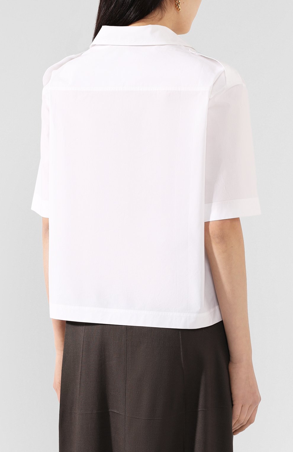 Хлопковая рубашка ACNE STUDIOS, арт. AC0193/W, фото 4