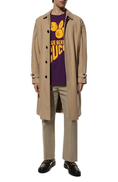 Хлопковая футболка GUCCI, арт. 616036/XJDWE, фото 2