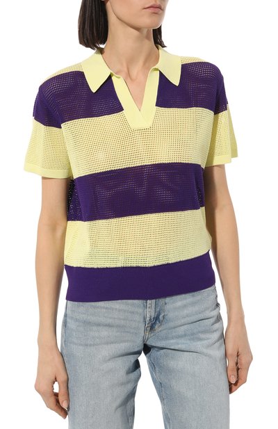 Пуловер из вискозы DRIES VAN NOTEN фиолетового цвета по цене 63400 руб., арт. 231-011213-6711, фото 3 Пуловер из вискозы DRIES VAN NOTEN, арт. 231-011213-6711, фото 3