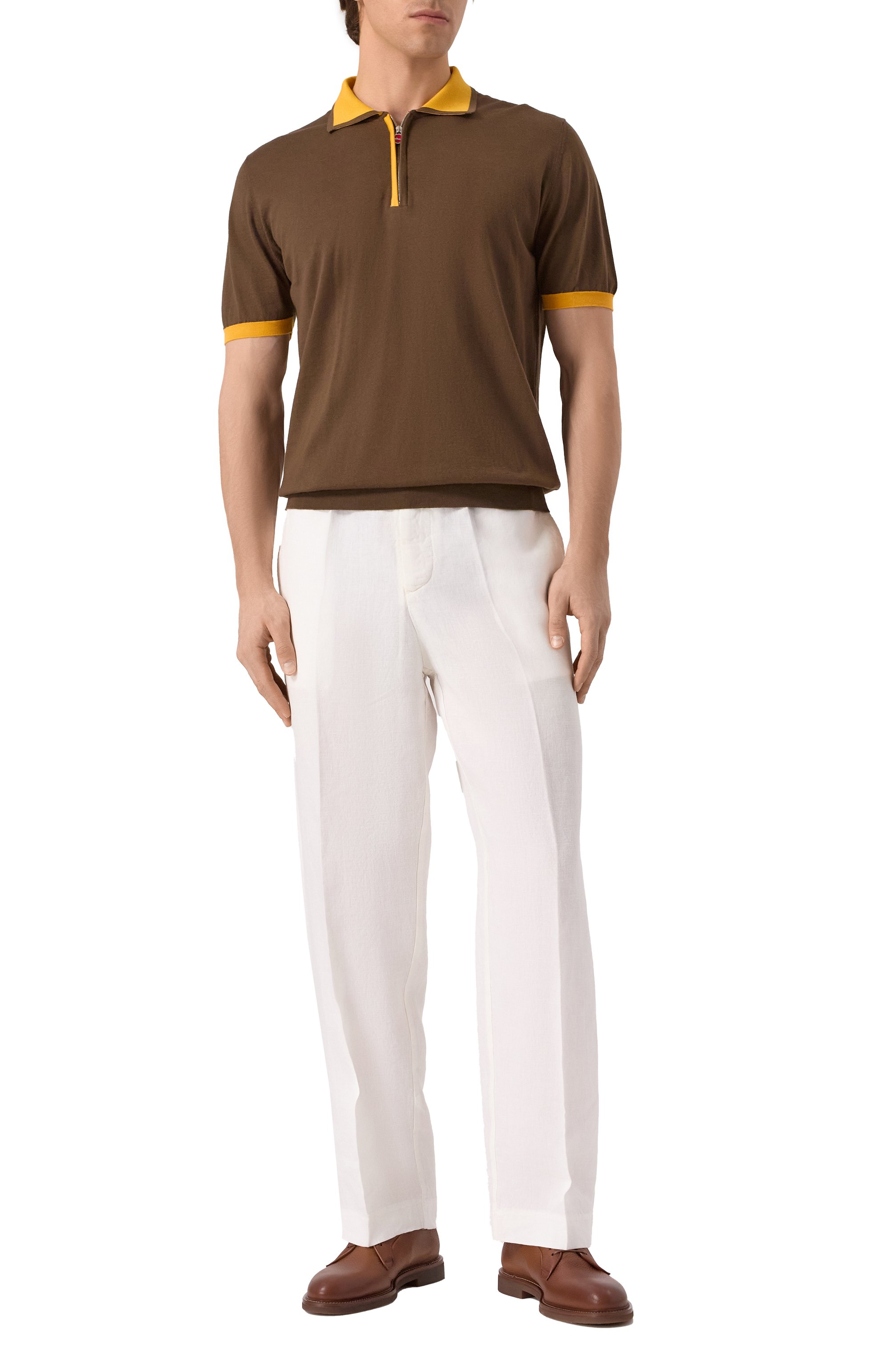 Хлопковое поло KITON, арт. UMK0571V104A, фото 2