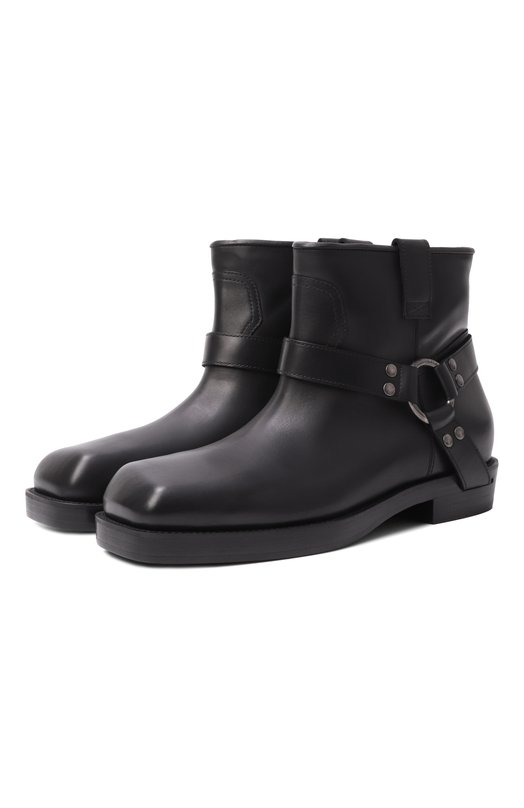 Кожаные ботинки Balmain FM1TE365/LVIT Чёрный FM1TE365/LVIT