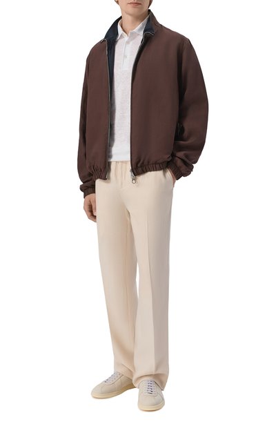 Кожаные кеды soho 2.0 walk LORO PIANA кремового цвета по цене 121500 руб., арт. FAP7422, фото 2 Кожаные кеды soho 2.0 walk LORO PIANA, арт. FAP7422, фото 2