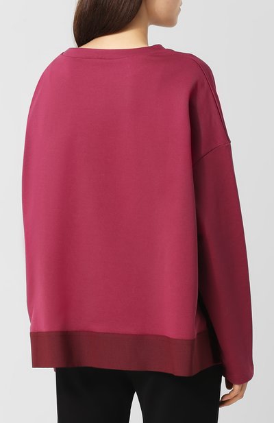 Хлопковый пуловер с логотипом бренда MONCLER, арт. D2-093-80545-00-809BE, фото 4