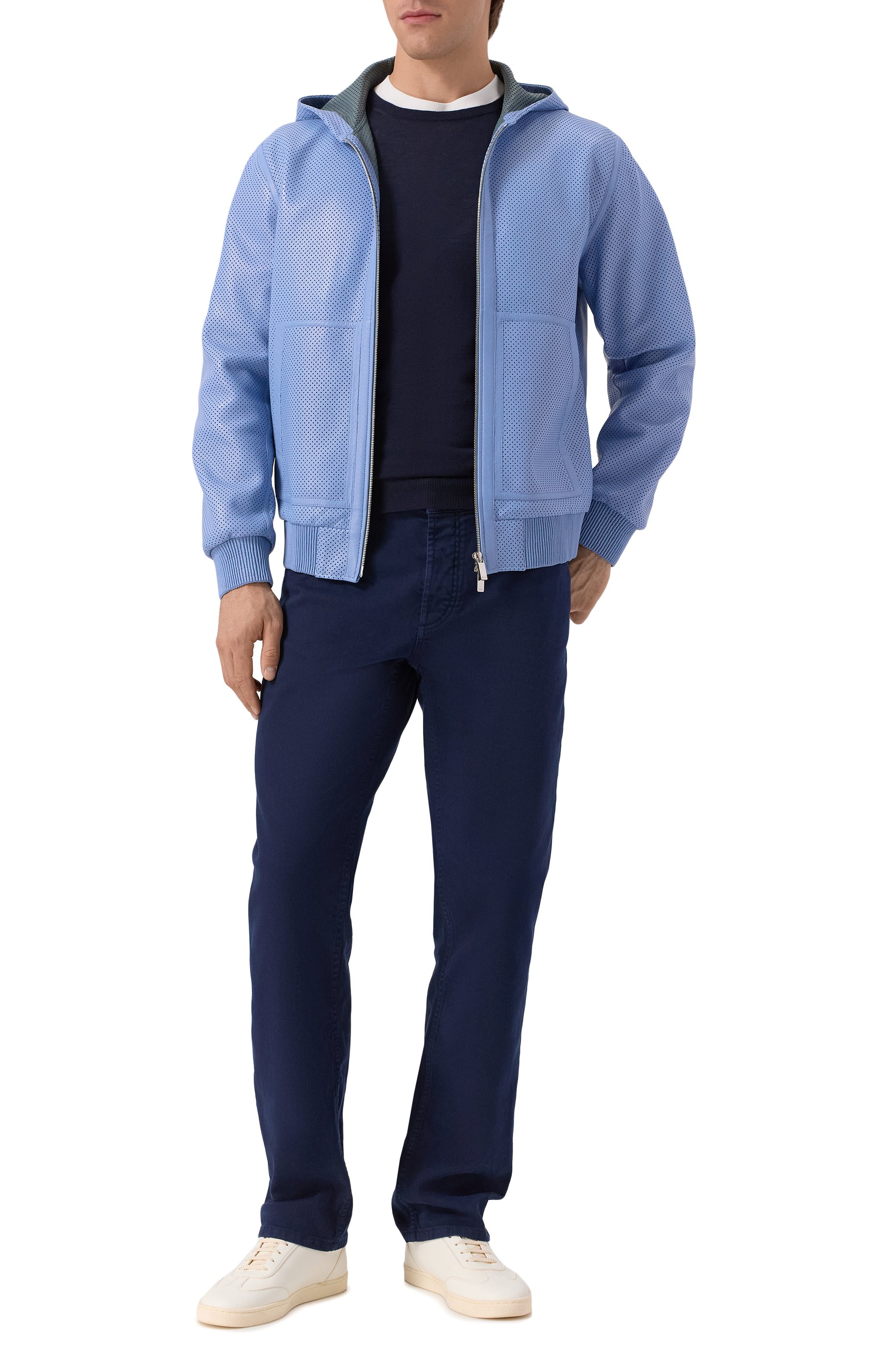 Кожаный бомбер ZILLI, арт. ARIN00M1005VSQP00, фото 2