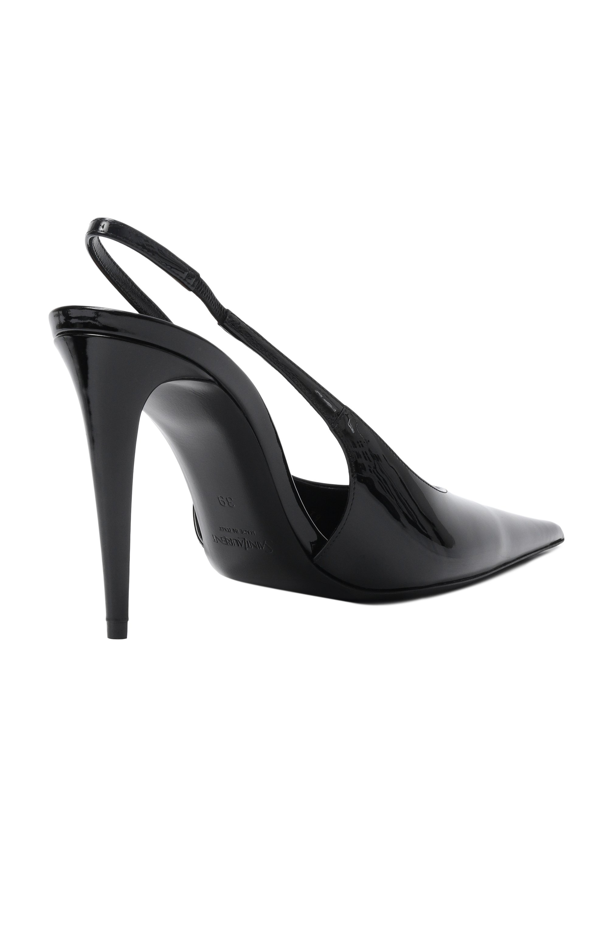 Лакированные туфли guermantes 95 SAINT LAURENT черного цвета по цене 173500 руб., арт. 870505/1TVAN, фото 5 Лакированные туфли guermantes 95 SAINT LAURENT, арт. 870505/1TVAN, фото 5