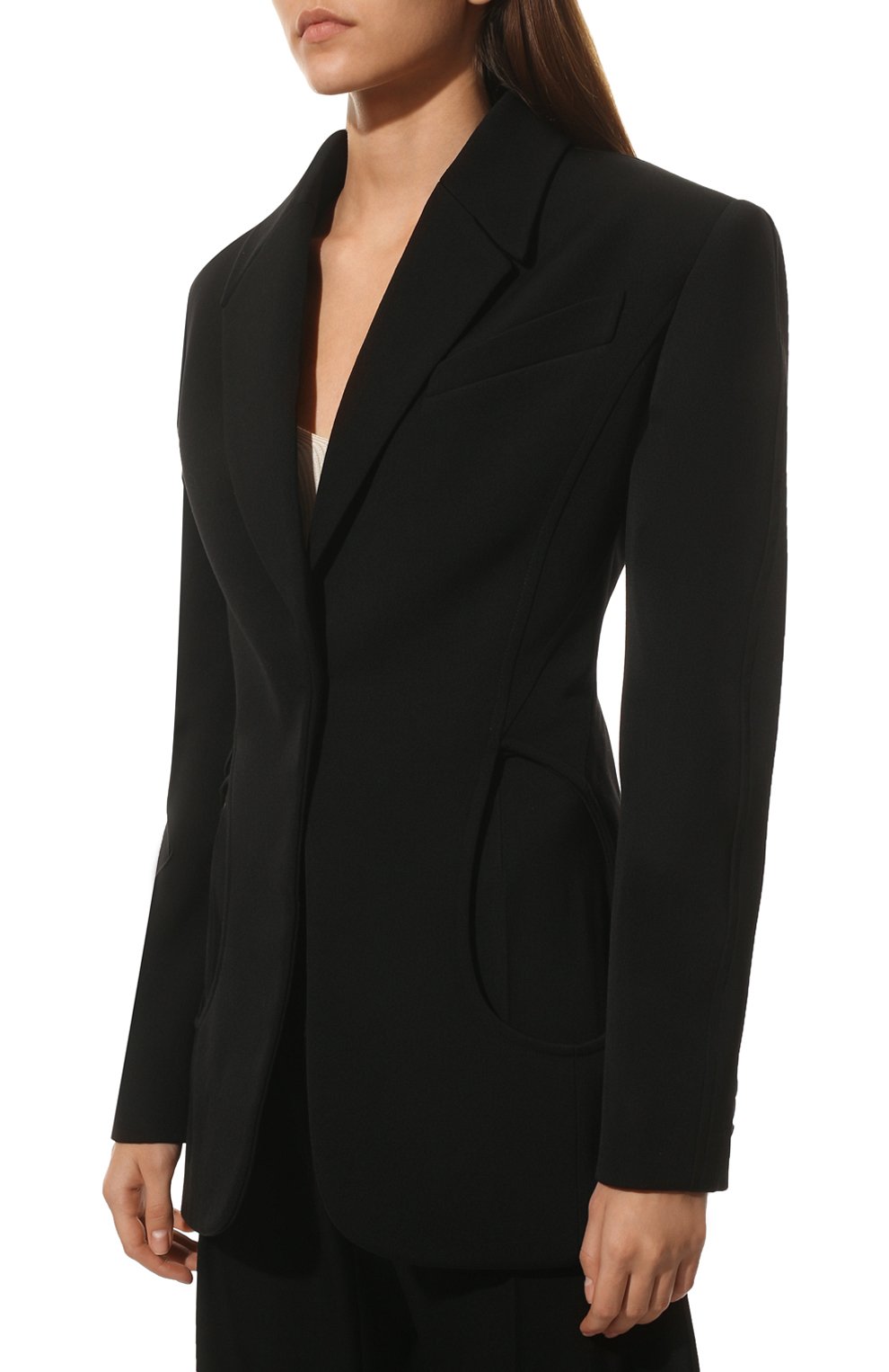 Шерстяной жакет MUGLER, арт. 21W1VE0349181, фото 3