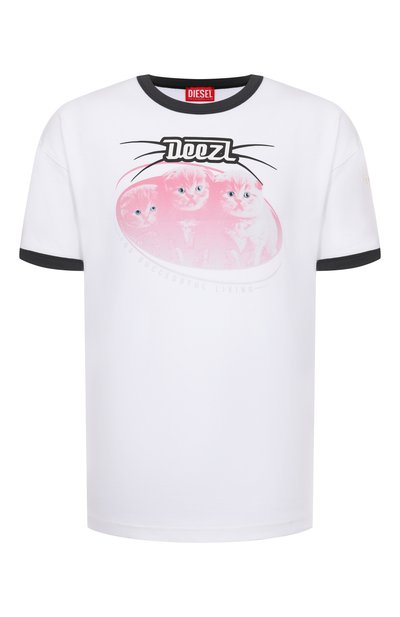 Мужская хлопковая футболка DIESEL, арт. A19639/0PLAT