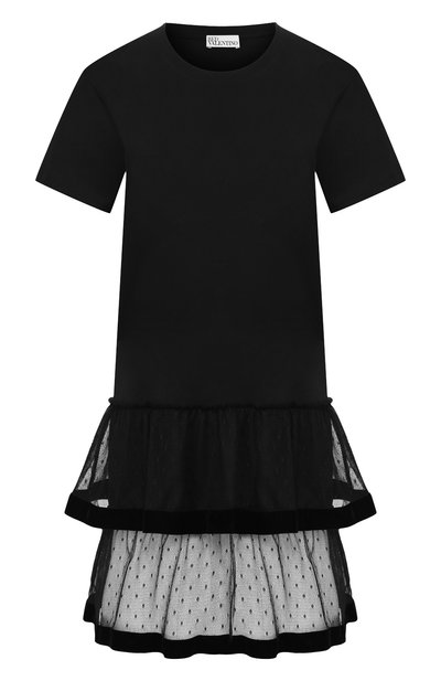 Хлопковое платье REDVALENTINO, арт. SR0MJ03G/4QB, фото 1