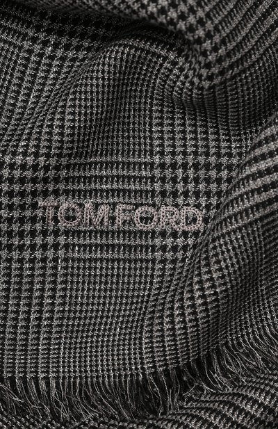 Шарф из смеси шерсти и льна TOM FORD, арт. 5TF129/2T5, фото 2