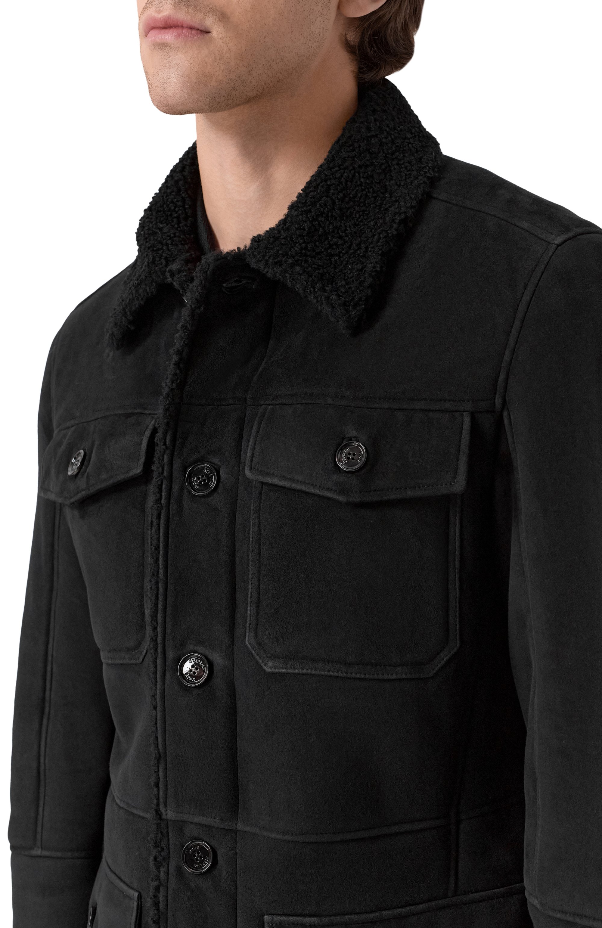 Дубленка из овчины STEFANO RICCI, арт. M7J4300150/LAC0NY, фото 5