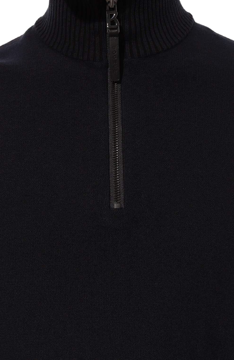 Джемпер из шерсти и хлопка BOGNER темно-синего цвета по цене 39500 руб., арт. 88482807, фото 5 Джемпер из шерсти и хлопка BOGNER, арт. 88482807, фото 5