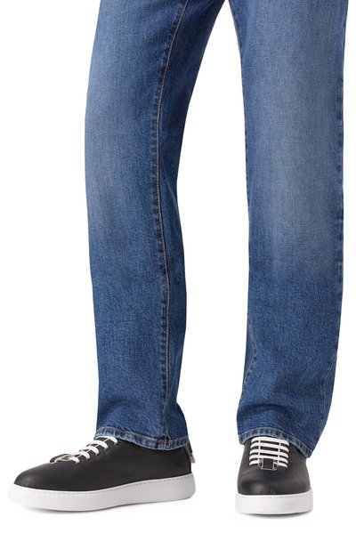 Кожаные кеды t-switch FRANCESCHETTI, арт. BREE001/MEM0RY, фото 3