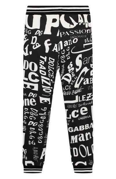 Хлопковые джоггеры DOLCE & GABBANA, арт. L4JPR7/HS7D7/8-14, фото 2