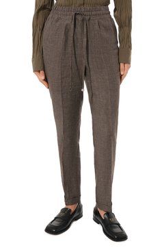 Льняные брюки KITON, арт. D37102K0912B, фото 3