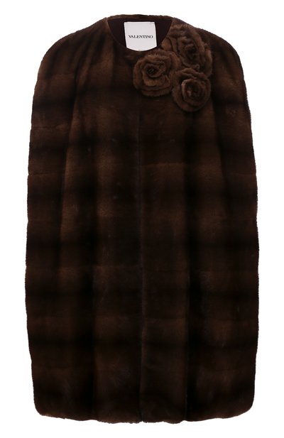Женская накидка из меха норки VALENTINO, арт. WF3FJN251BF