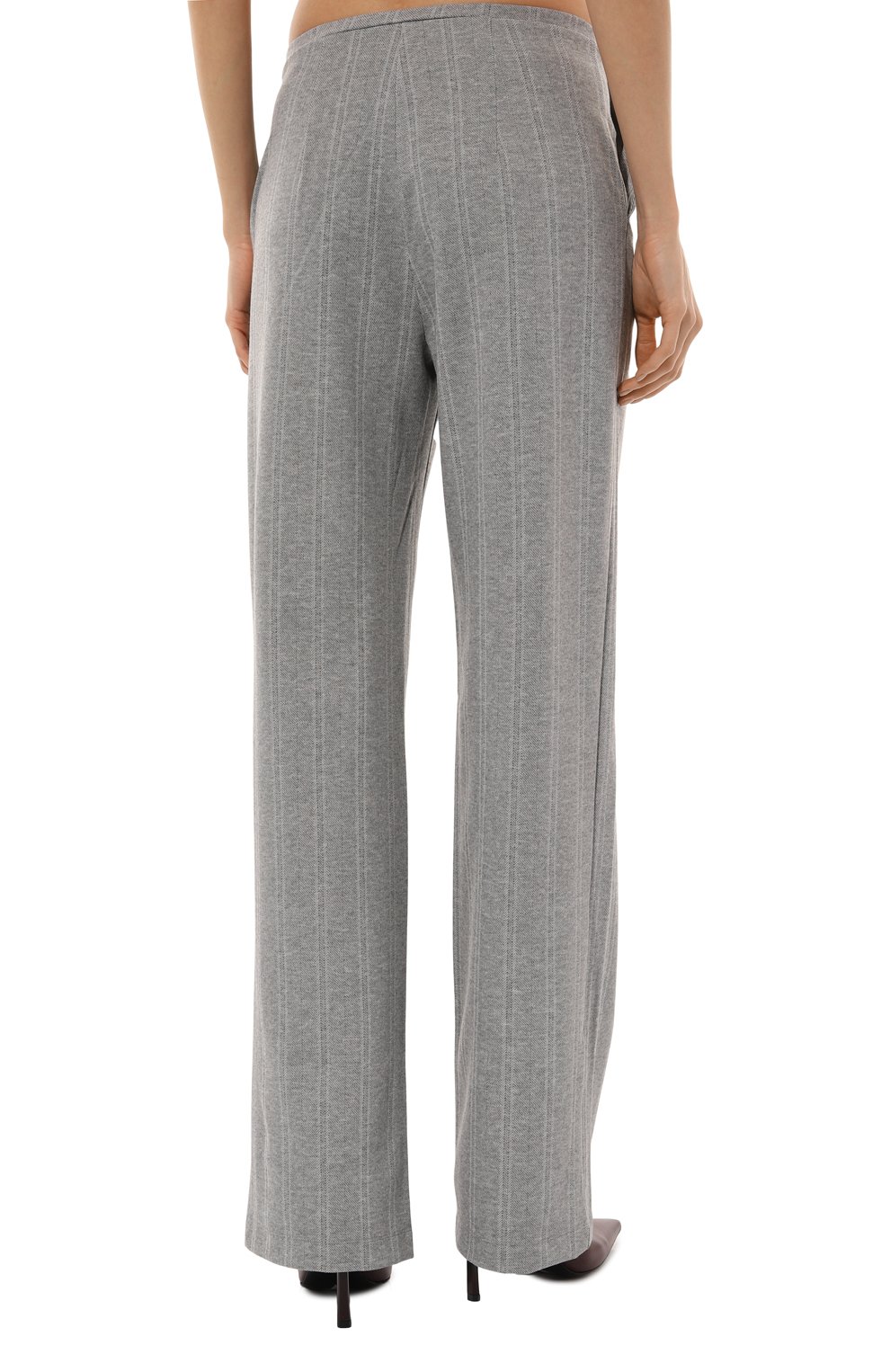 Брюки из вискозы PE серого цвета по цене 13040 руб., арт. РЕFW24/25-7.1.63.4, фото 4 Брюки из вискозы PE, арт. РЕFW24/25-7.1.63.4, фото 4