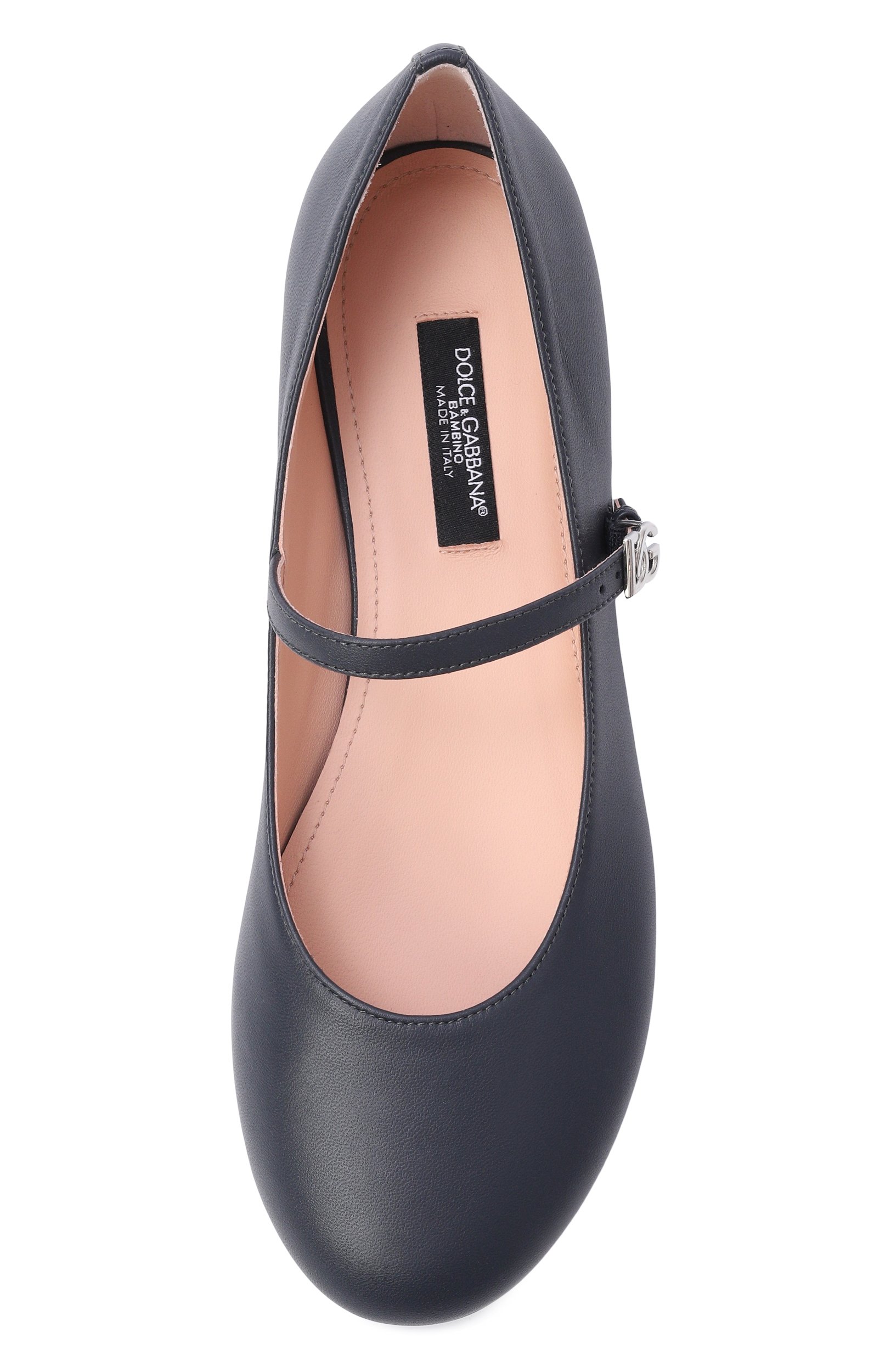 Кожаные балетки DOLCE & GABBANA, арт. D11274/AB793_002, фото 4