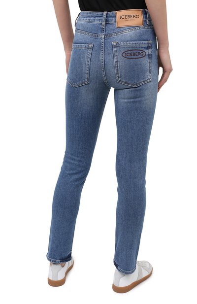 Джинсы ICEBERG синего цвета по цене 24950 руб., арт. 20I I2P0/2HS1/6006, фото 4 Джинсы ICEBERG, арт. 20I I2P0/2HS1/6006, фото 4