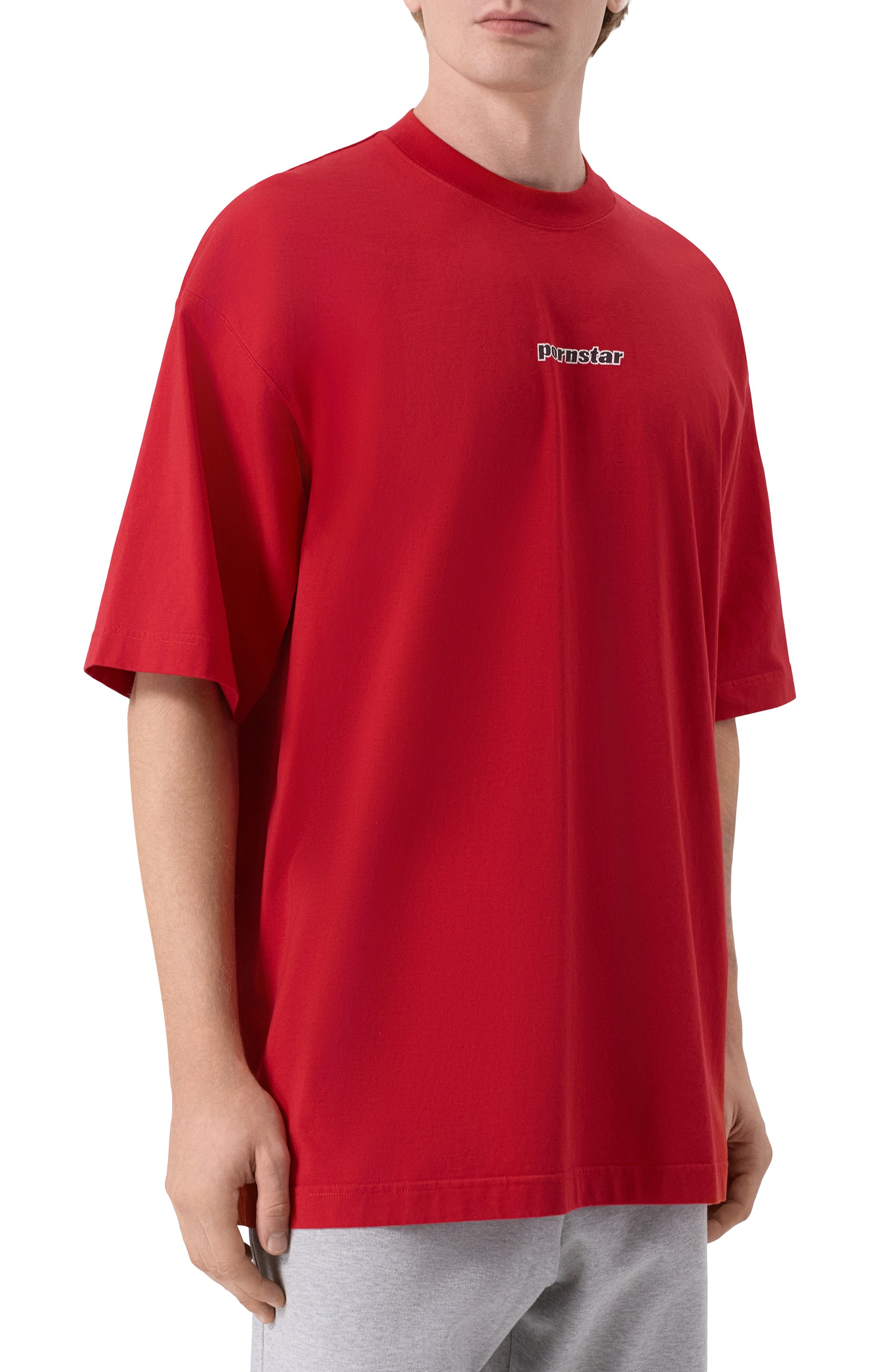 Хлопковая футболка VETEMENTS, арт. ME76TR217R/1200 LIGHT JERSEY, фото 4