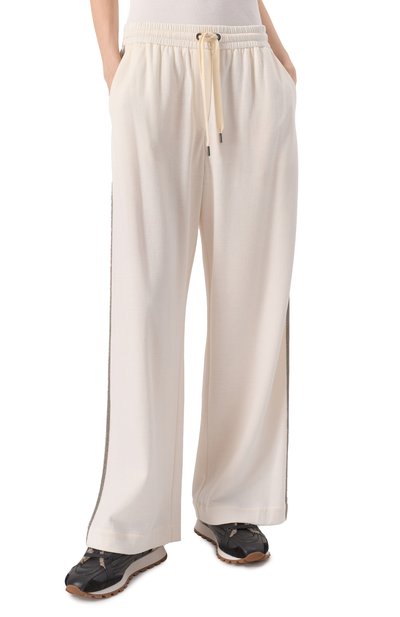 Брюки из хлопка и шелка BRUNELLO CUCINELLI, арт. MD828SM689, фото 3