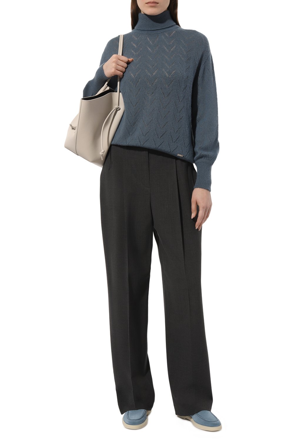 Замшевые лоферы SANTONI, арт. WUYA58856TISNSW9, фото 2