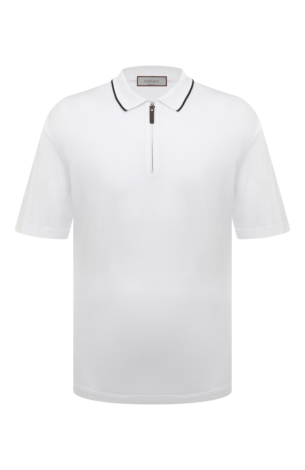 Хлопковое поло CANALI, арт. T0827B/MJ02035, фото 1