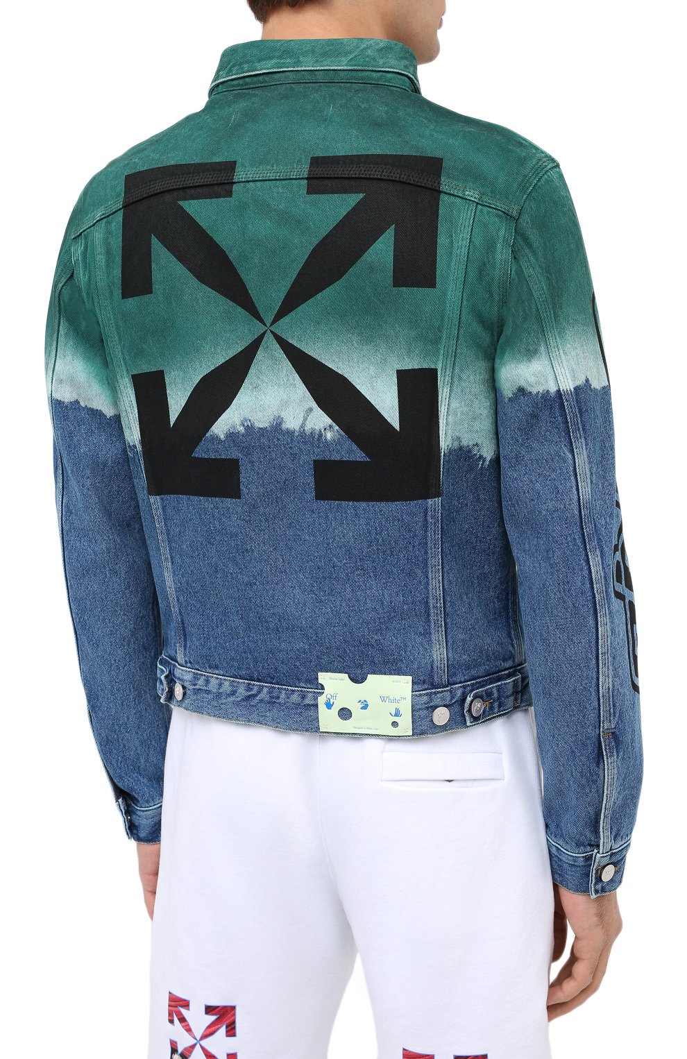 Джинсовая куртка OFF-WHITE, арт. 0MYE054E20DEN0024510, фото 4