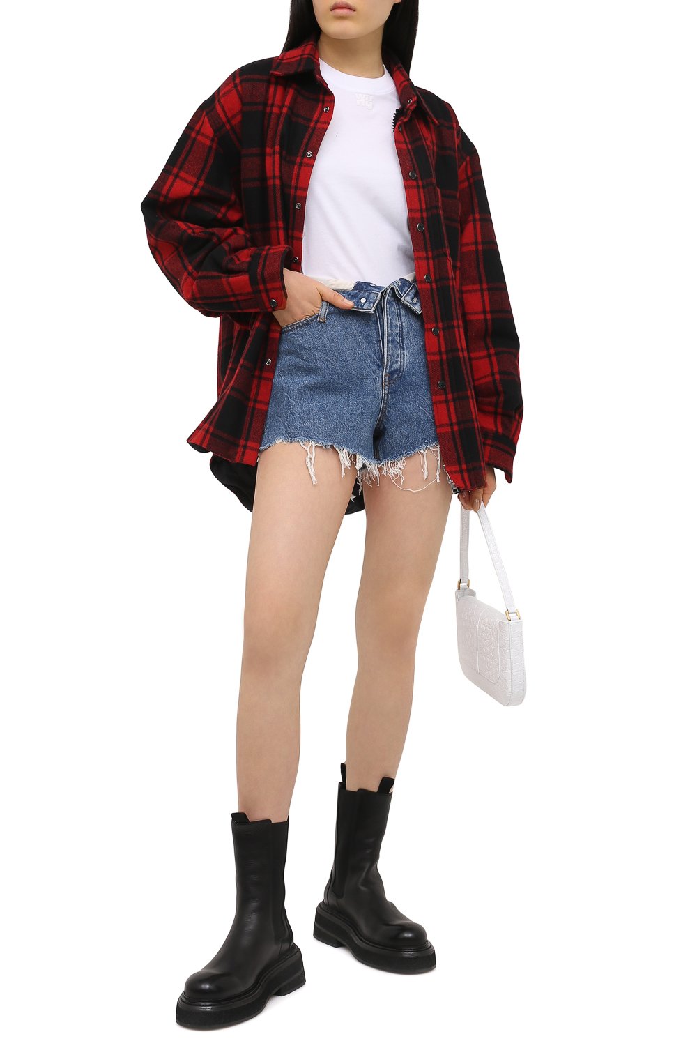 Джинсовые шорты ALEXANDER WANG, арт. 4DC1214901, фото 2