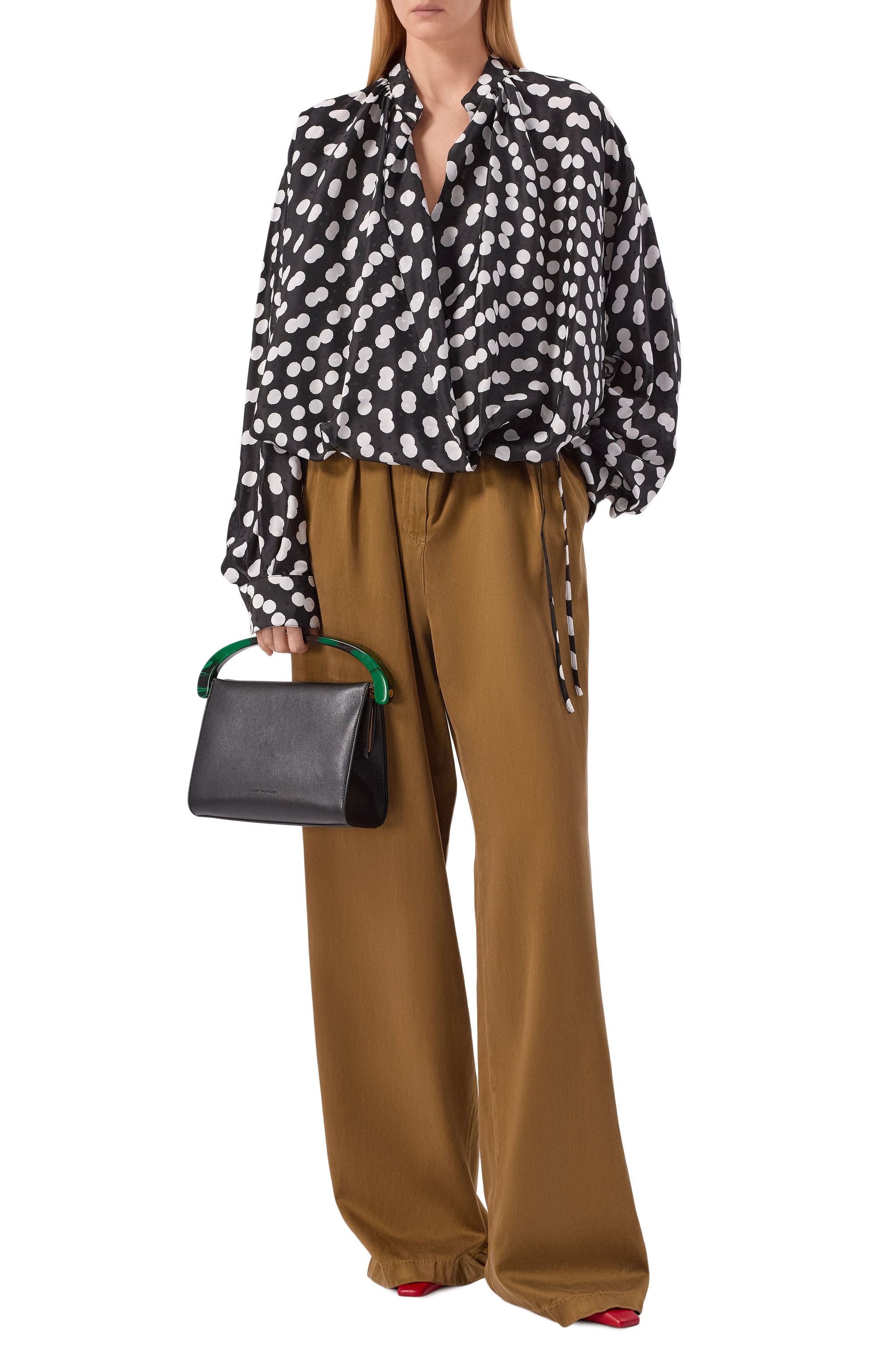 Сумка DRIES VAN NOTEN черного цвета по цене 296000 руб., арт. 011517/0116, фото 3 Сумка DRIES VAN NOTEN, арт. 011517/0116, фото 3