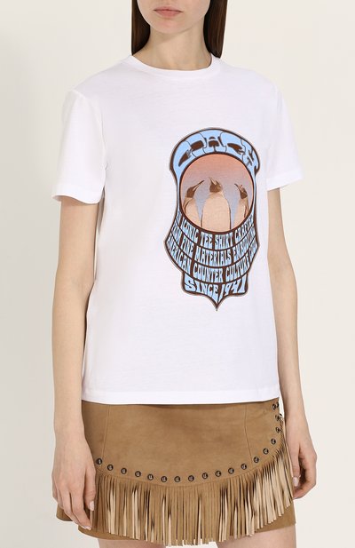 Хлопковая футболка прямого кроя с принтом COACH, арт. 26230, фото 3