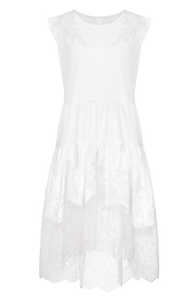 Женское платье из хлопка и вискозы MAURIZIO, арт. W06090581