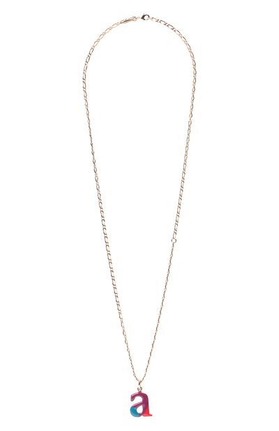 Кулон на цепочке alphabet a CHLOÉ, арт. CHC22SF04ABLQ, фото 1