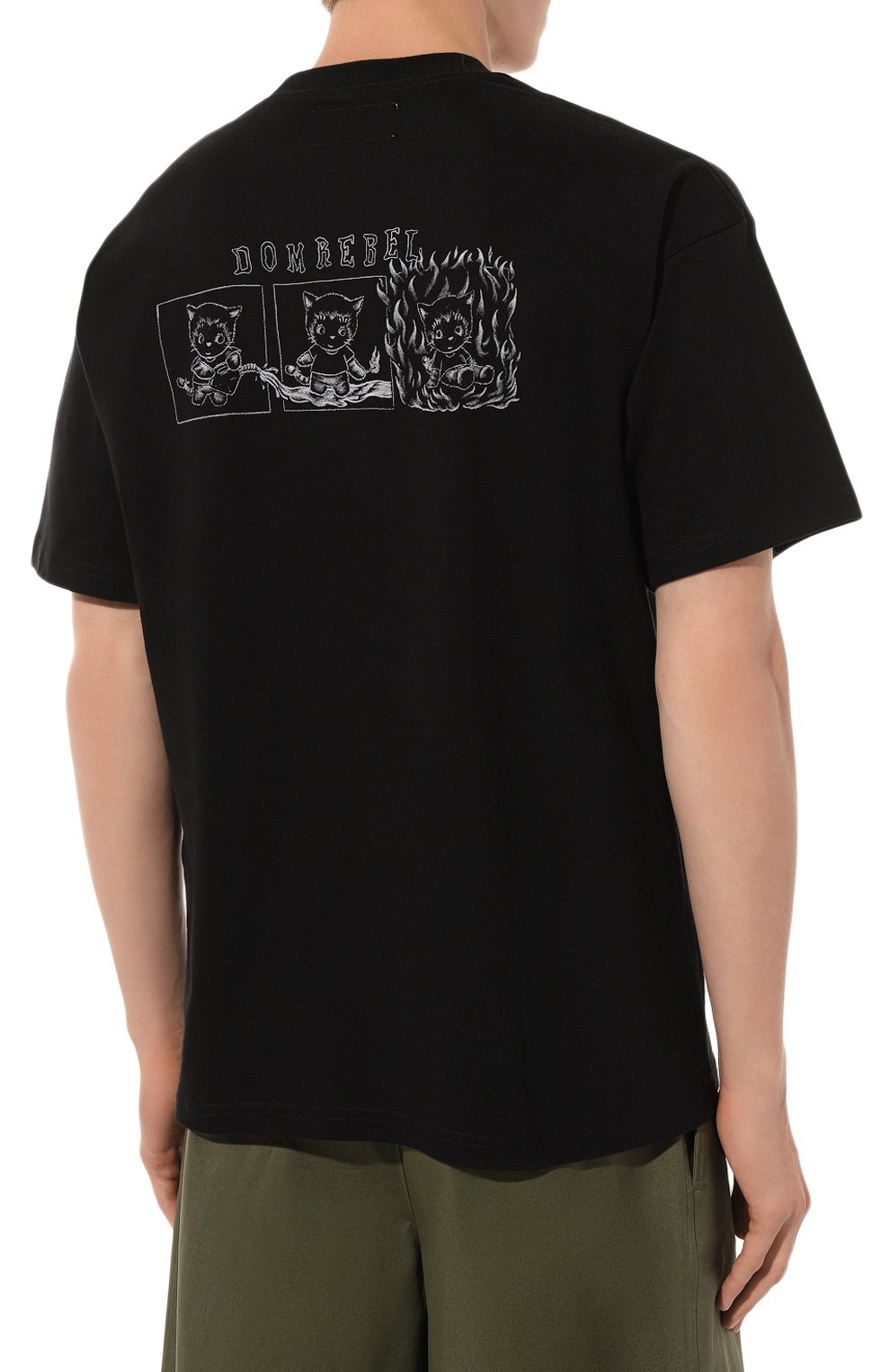 Хлопковая футболка DOMREBEL, арт. M DESTR0Y/TSHIRT, фото 4