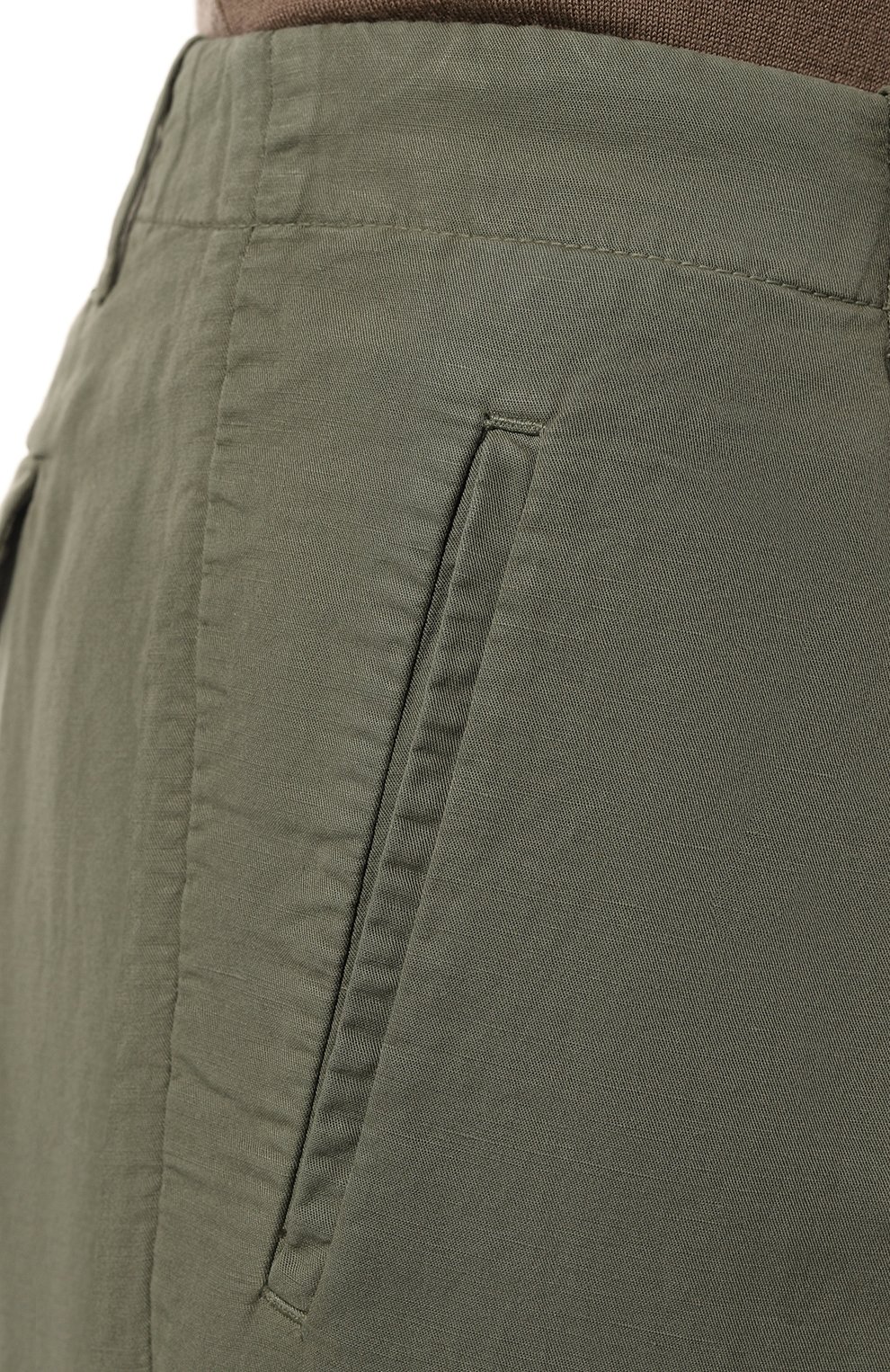 Джоггеры изо льна и хлопка BRUNELLO CUCINELLI, арт. M291DH0640, фото 5