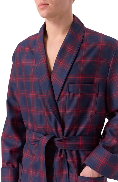 Шерстяной халат DEREK ROSE, арт. 5901/Y0RK040, фото 4