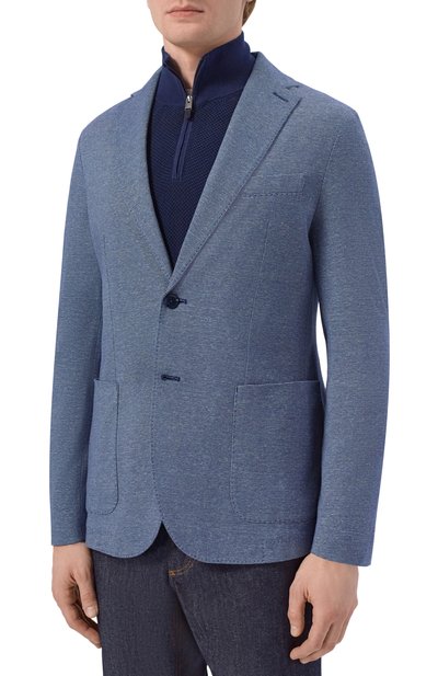 Пиджак из хлопка и льна CIRCOLO 1901, арт. CN5287, фото 3