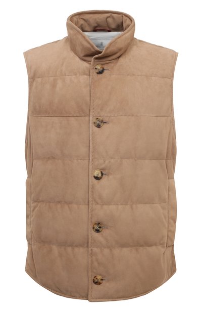 Мужской замшевый жилет BRUNELLO CUCINELLI, арт. M0PCL1922