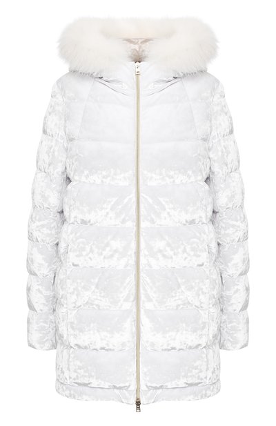 Пуховик с отделкой мехом HERNO, арт. PI061DR/15357S, фото 1