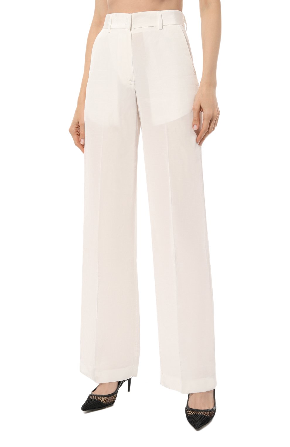 Брюки из вискозы и льна MSGM, арт. 3442MDP13/237309, фото 3