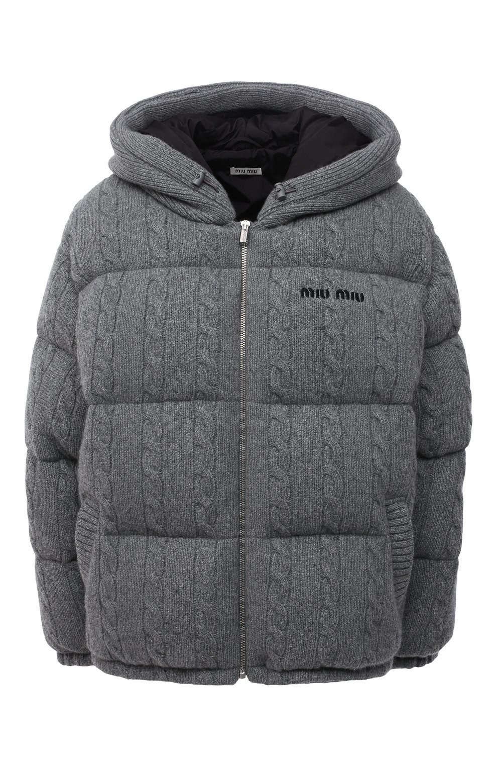 Пуховик из шерсти и кашемира MIU MIU, арт. ML725-1ZHW-F0031, фото 1