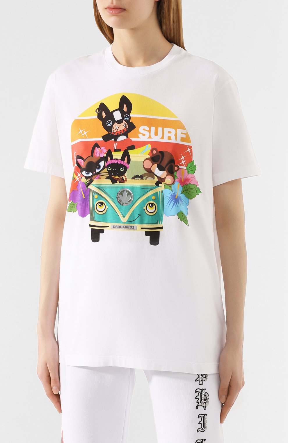 Хлопковая футболка DSQUARED2, арт. S72GD0236/S22427, фото 3