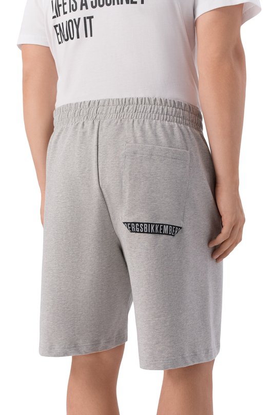 Хлопковый спортивный костюм Dirk Bikkembergs BMF1722 Серый  BMF1722 Фото 5