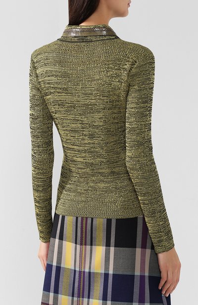 Кардиган на молнии из смеси вискозы и шелка BOTTEGA VENETA, арт. 513251/VERF1, фото 4