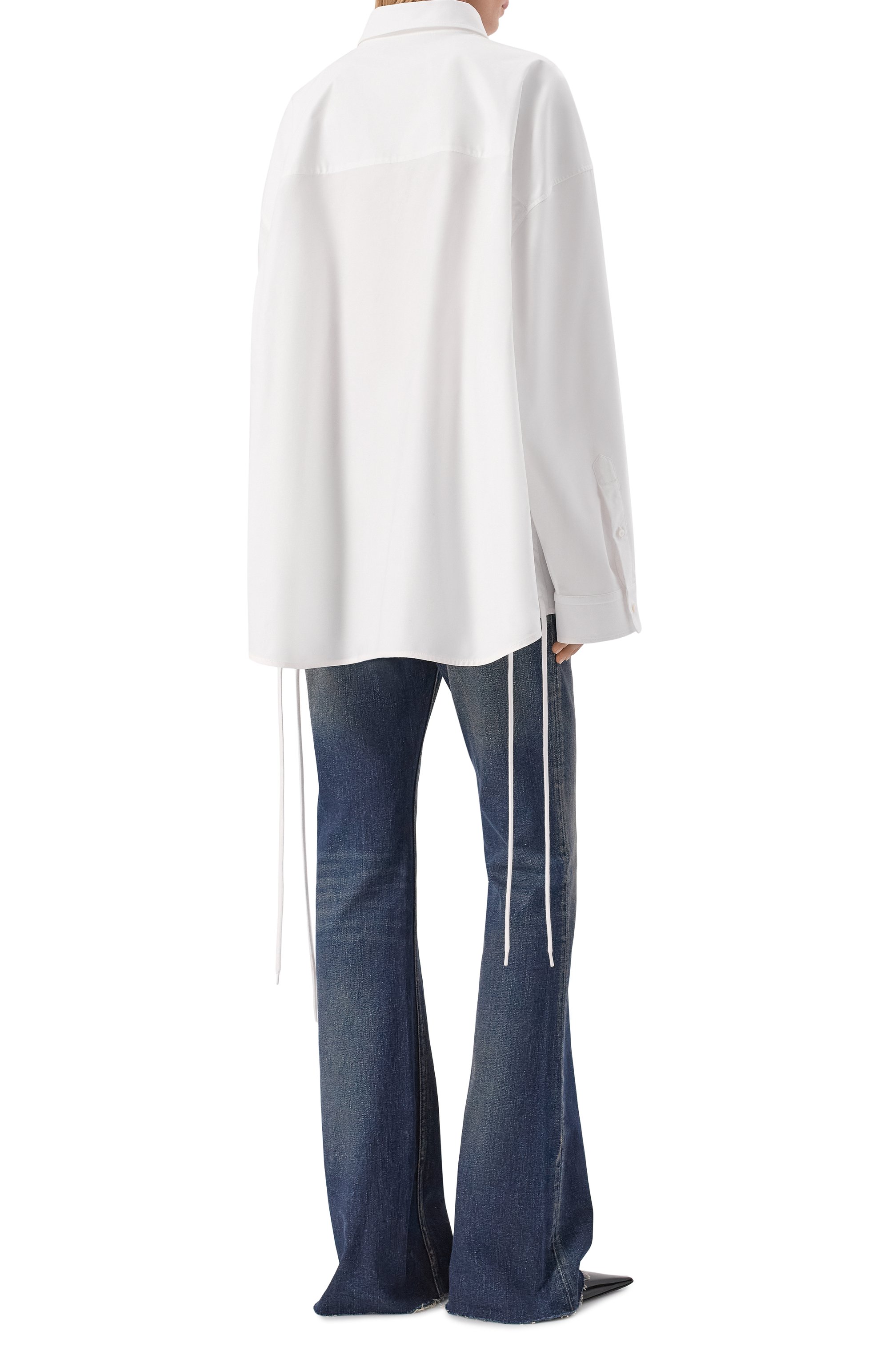 Хлопковая рубашка BALENCIAGA, арт. 857835/TRM28, фото 4