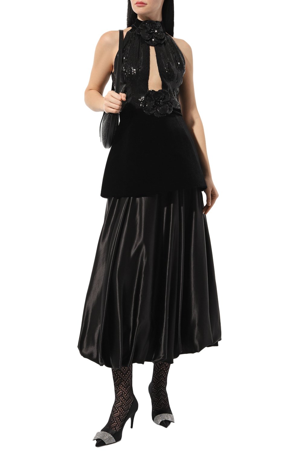 Текстильные туфли sr1 paris 75 SERGIO ROSSI, арт. B04760/MAFT72, фото 2