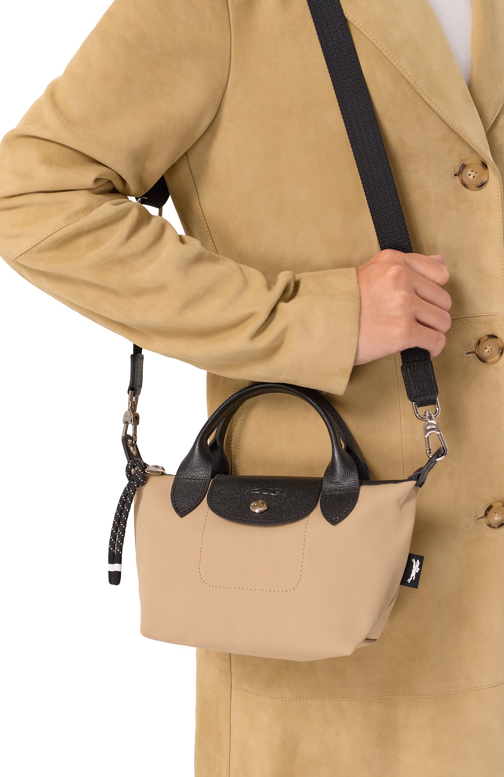 Сумка le pliage energy xs LONGCHAMP бежевого цвета по цене 32550 руб., арт. L1500HSR/HSR, фото 2 Сумка le pliage energy xs LONGCHAMP, арт. L1500HSR/HSR, фото 2