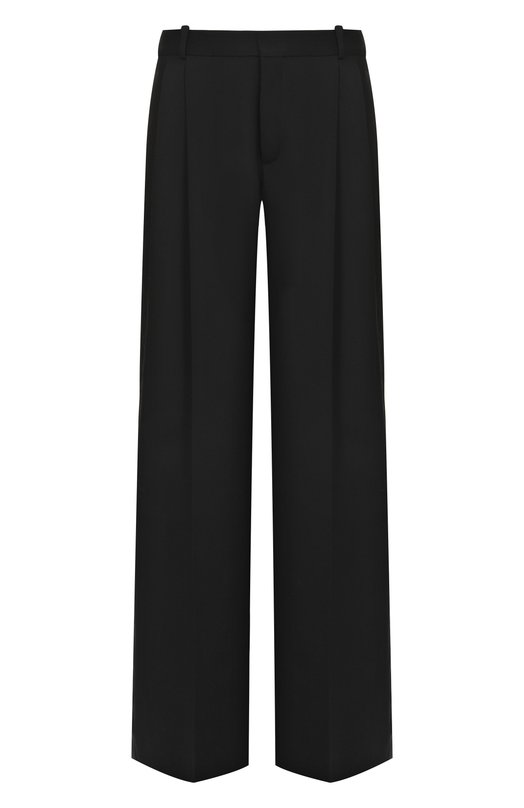 Шерстяные брюки Saint Laurent 805914/Y7E63 Чёрный 805914/Y7E63
