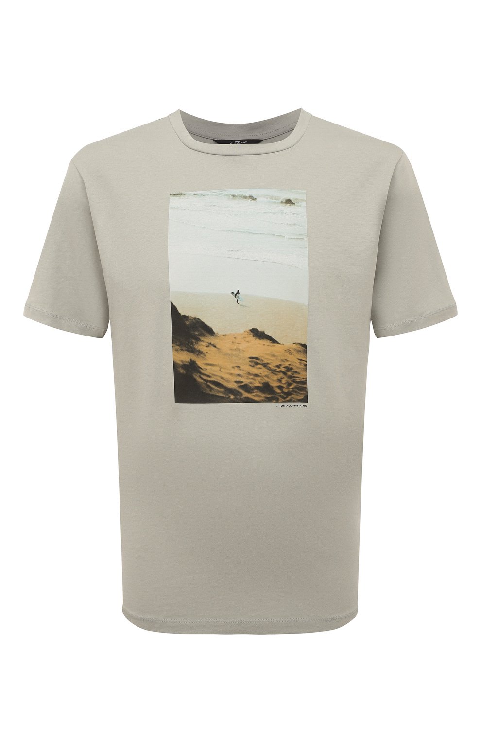 Хлопковая футболка 7 FOR ALL MANKIND, арт. JSLM332PPB, фото 1